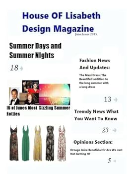 Paperback House Of Lisabeth Design Magazine Book
