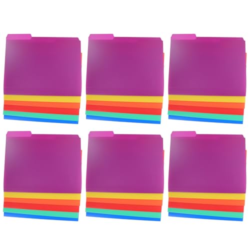 Dossiers pour organisation de documents bureau plastique pour trier les dossiers entassés
