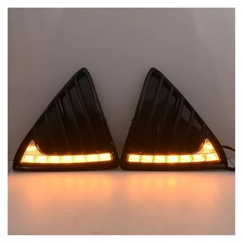 DRL blanco y amarillo para Ford Focus 2012-2014 con lámpara antiniebla y función de giro LED