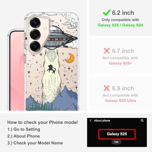 Coque Samsung S25 Anti-Chute 2m MOSNOVO Transparente