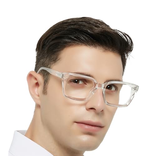 Image of Lightweight Reading Glasses Men Women Square Spring Hinges Readers 1.00 1.25 1.50 1.75 2.00 2.25 2.50 2.75 3.00