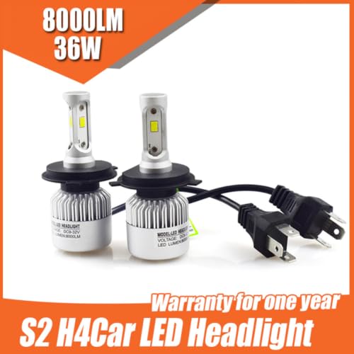 Bombillas LED H4 para coche con chips CSP de aluminio en pack de 2 unidades 2