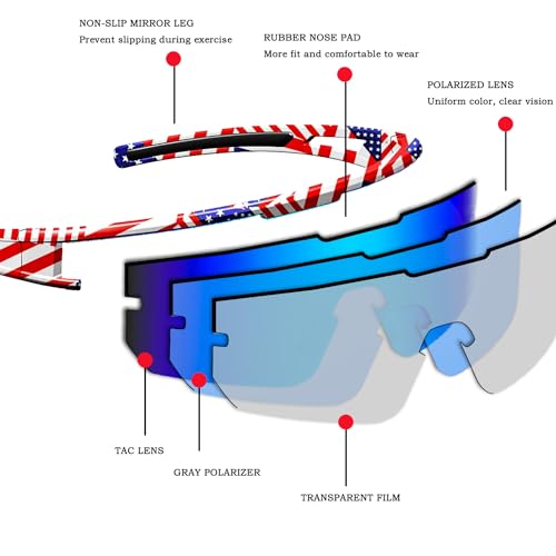 Men and Women Baseball Sunglasses Youth Fishing Golfing Mountaineering Riding Adjustable Polarized Sunglasses3