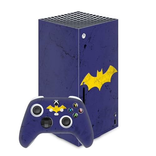 Skin Xbox Series X Batman Batgirl Logos Vinyle Autocollant Console Manette