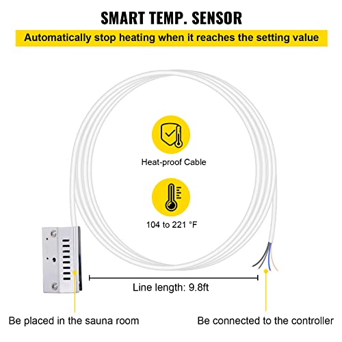 Contrôleur de sauna 3-9kw pour remplacer une commande défectueuse