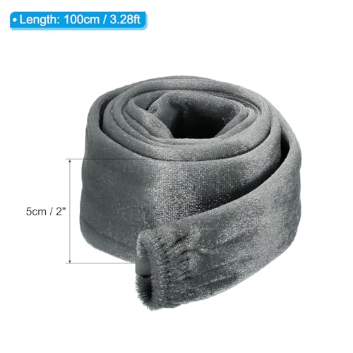 Image of PATIKIL 3.28ft Lamp Chain Cover, Chain Protective Sleeve Washable with Zipper for Chandelier Lighting Wires Swing Light Fixture, Grey