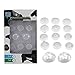 Produktbild PS4 & XBOX1 Controller Thumbsticks 14in1 Austauschbare Aimsticks in vers. Höhen (Transparent)