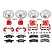 Power Stop KC2150 1-Click Performance Brake Kit with Caliper For Jeep Grand Cherokee 1999-2004 [Model Specific]