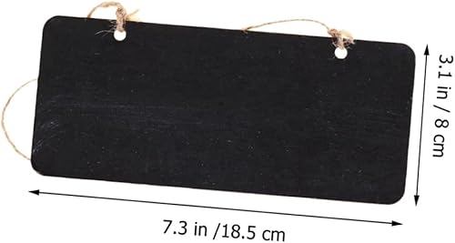 Miniatura 3 de Pizarra colgante borrable, letreros de mensajes pequeños para cafetería, fiesta, oficina