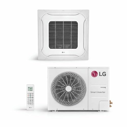 Ar Condicionado Split Cassete 4 Vias 36000 Btus Inverter Lg Frio Ztnq36gnlaa.anwzbr1-220v
