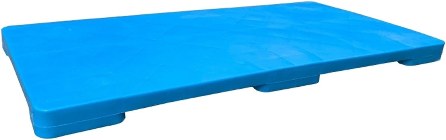 Lightweight Waterproof Floor Pallet, PP Plastic Pallets, Reinforced Ribs on The Back, Static Load Capacity 2204 Lbs, Rounded Corners, for Kitchen Warehouse Basement(100 * 50 * 5cm/39 * 20 * 2in)