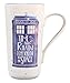 Produktbild Doctor Who Latte Macchiato Becher Galaxy - blau/weiß, Bedruckt, aus Keramik, Fassungsvermögen ca. 500 ml.