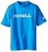 O'Neill UV 50+ Sun Protection Youth Basic Skins Short Sleeve Tee Sun Shirt Rash Guard, Bright Blue, 10