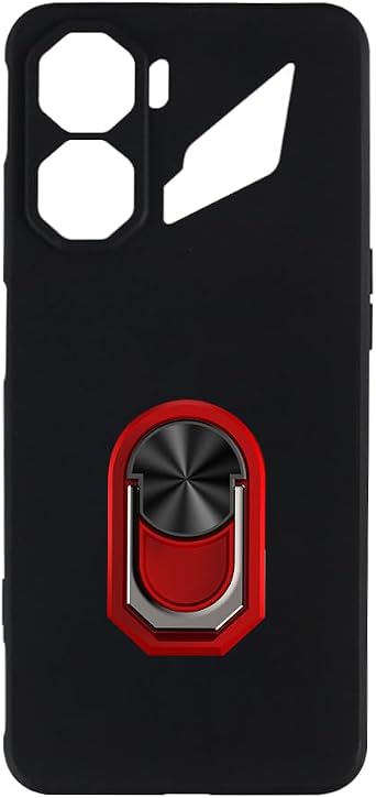 Case and Ring Holder for Nubia Neo 3 5G - Black+Red