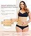 Nebility Waist Trainer for Women Tummy Control Shapewear Segmented Body Shaper Workout Girdle Cincher Postpartum Recovery Belt (X-Large, Beige)