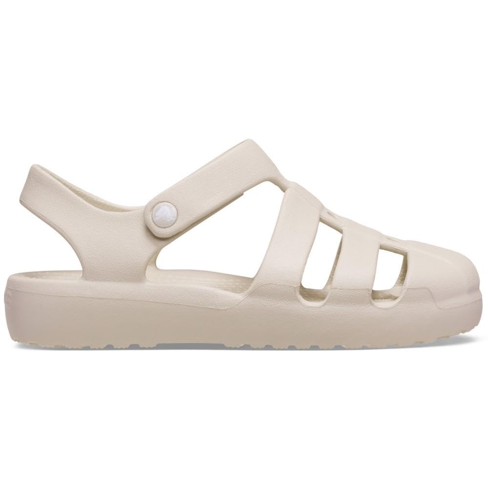 Crocs Girls Beige Classic Fisherman Sandals In Eu 34 - 35 Uk 3 Us 3 By Childsplay Clothing