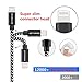 Sharllen 5 Pack 6 Feet MFi Certified Lightning Cable, Fast USB iPhone Charging Cable, Compatible with iPhone 12/11Pro/XS/Max/X/8/8P/7P/6/6P/iPad, Nylon Braided Data Wire, Black