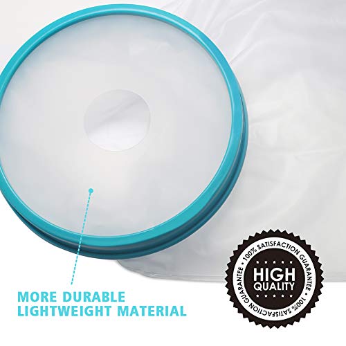 Ziqing Waterproof Cast Cover For Leg Full Protector Cover Soft Durable Pvc Leg Cast Cover For Shower/Bath/Swim (Adult Full Leg 41'') #TOP2