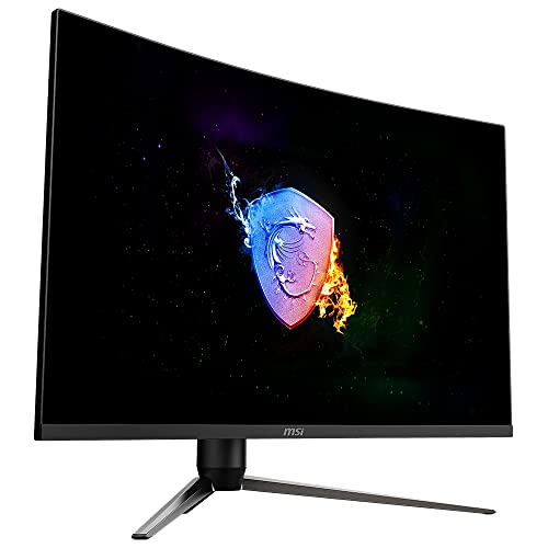 MSI Optix AG321CQR - Monitor Gaming curvo WQHD da 31.5 pollici, pannello VA 2560x1440, 165 Hz/1ms, FreeSync Premium, HDR, Mystic Light, supporto regolabile (VESA), Display Port 1.2 e HDMI 2.0