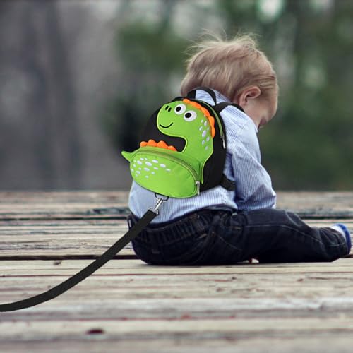 image for Accmor Toddler Harness Backpack Leash, Cute Dinosaur Kids Backpacks wi