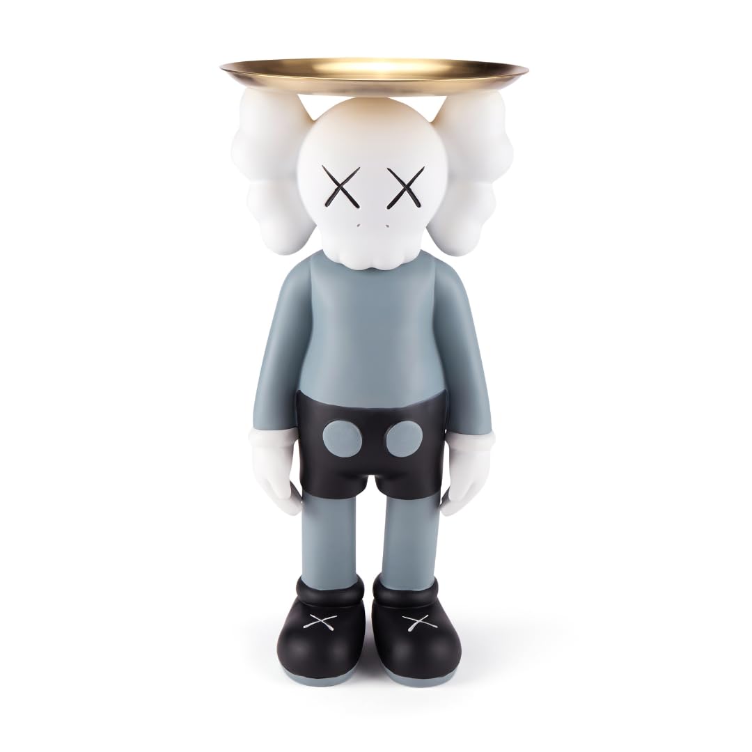 WISHWIND KAWS Companion Serving Tray Statue | Modern Artistic Home Décor | Stylish Living Room & Office Accent | Trendy Store Display | Decorative Tall Sculpture for Home & Business