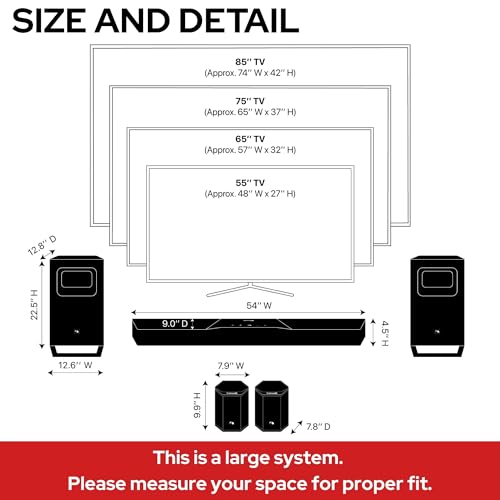 Home Theater Soundbar with Subwoofer