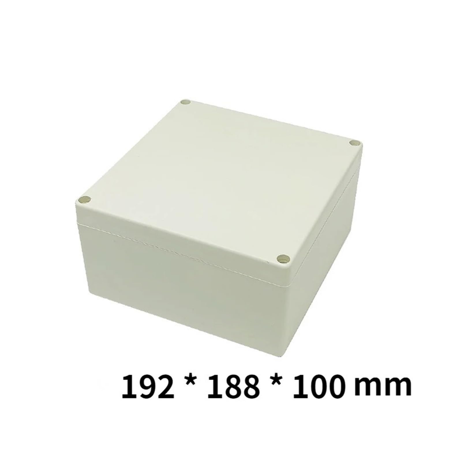 Caja de conexiones estanca Caja impermeable de plástico de 192x188x100mm, caja de conexiones for exteriores, tanque de agua eléctrico a prueba de polvo
