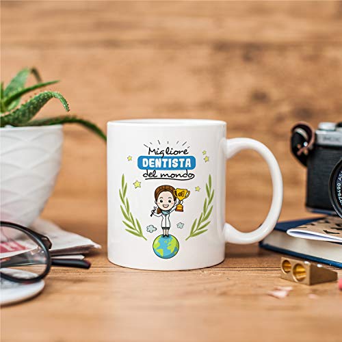 Mugffins Tazza Dentista (Migliore del Mondo) - Idee Regali Originali Odontoiatria - immagine 4