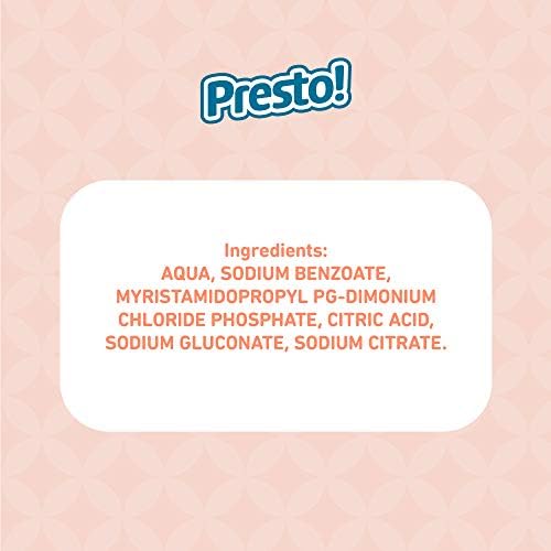 Amazon Brand - Presto! Gentle Moist Toilet Tissues - Fragrance Free - Fine to Flush - Pack of 240 (40 tissues x 6 packs)