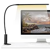 LED Bright Desk Lamp with Clamp – Eye-Friendly Flexible Dimmable Gooseneck Lamp Light with Twist Cla