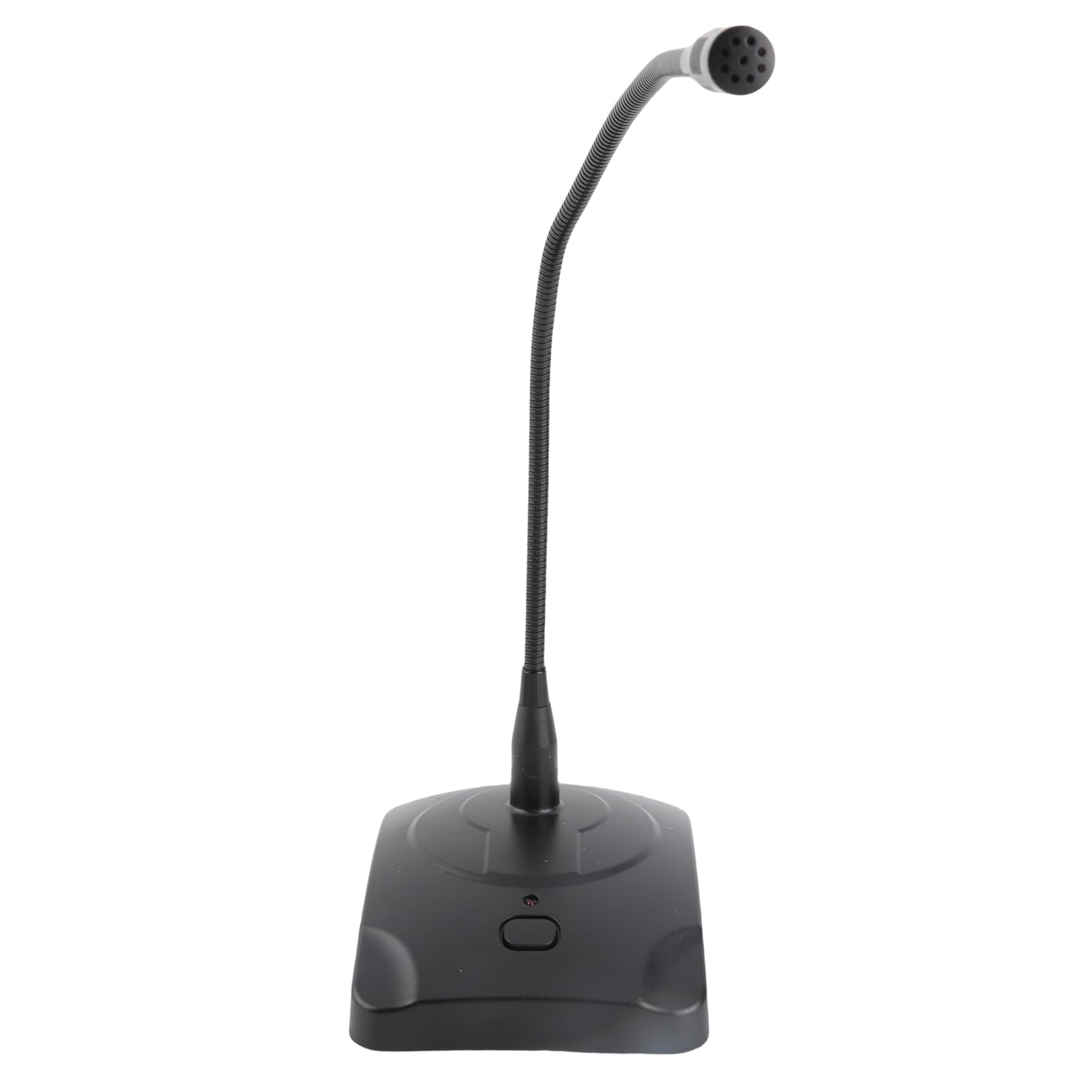 K - 12 Microfono professionale per computer, microfono per conferenze desktop cablato con collo regolabile, modello di rilevamento cardioide per PC portatile, microfono da gioco