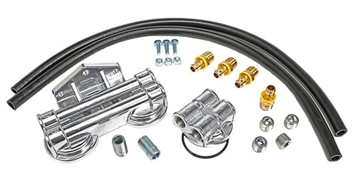 TRANS-DAPT PERFORMANCE - OIL FILTER RELOCATION KIT 90 DEGREE (1713)