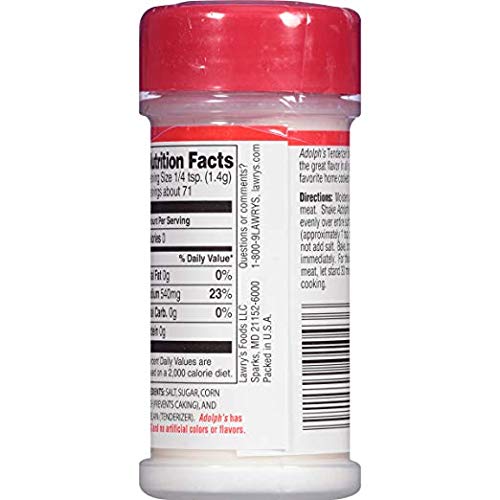 Ablandador de Carne Adolphs sin Sazonar 99 g Pack de 6 miniatura 2
