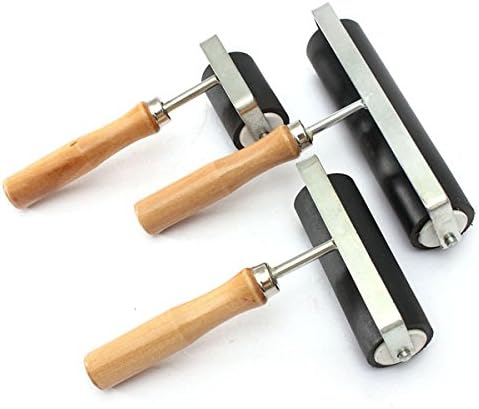 2/4/6inch Hard Rubber Print Ink Roller Lino Craft Tool