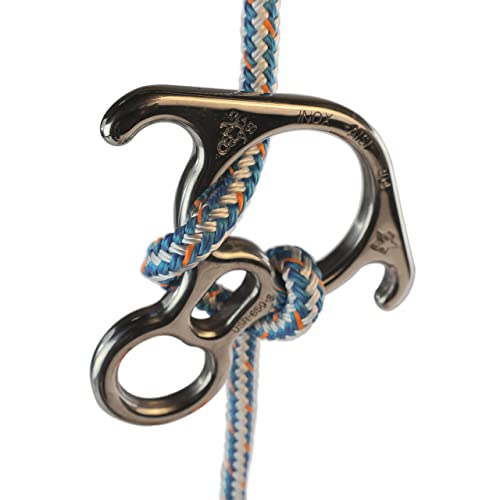 ProClimb 50 kN Rescue Figure 8 Descender Stainless Steel Belay Device
