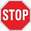 18In Stop Sign