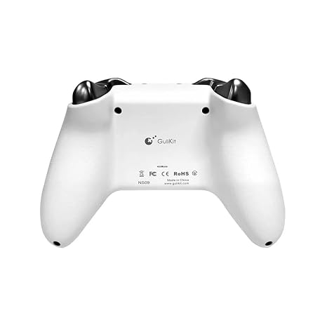 GuliKit ZEN PRO Wireless Gaming Controller for Nintendo Switch, PC Xinput, Android, iOS, PC Dinput, White