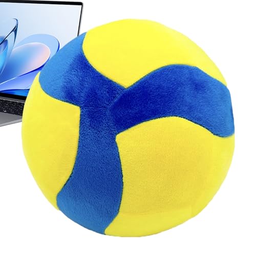 Stuffed Volleyball Doll, Cultural Funny Plush Toy, Russian Volleyball Pillow with Soft Fabric Filling, Decorative Sports Cushion for Sofa Bed Couch, Novelty Gift for Boys Girls Adults Teens