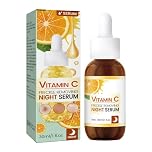 Rosarden Vitamin C Serum For Face - Anti-Dark Spots & Brightening Serum - Vitamin C Freckle Removing Night Serum with Hyaluronic Acid & Lemon Extract - Vitamin C Serum For Dull, Tired