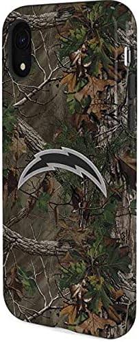 Skinit Pro Phone Case Compatible with iPhone XR - Officially Licensed NFL Los Angeles Chargers Realtree Xtra Green Camo Design