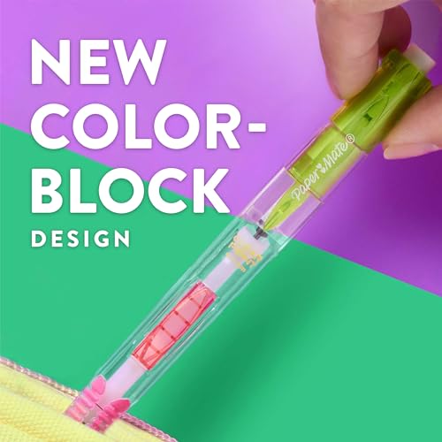 Image of Paper Mate Clearpoint Mechanical Pencil, Break-Resistant, Color Block Edition, HB #2 Lead (0.7mm), 6 Count