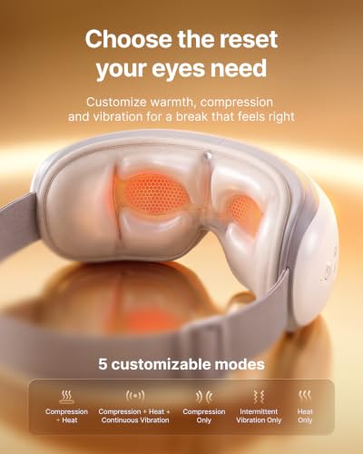 RENPHO Eyeris 1 Eye Massager with Heat, Heated Massage Eye Mask - Image 3