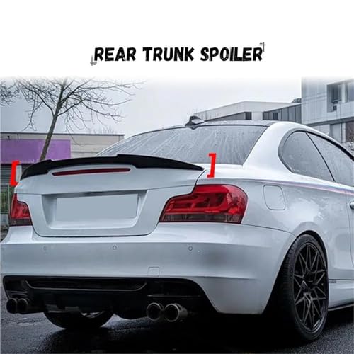 Aileron de coffre look carbone pour BMW E82 E88 idéal pour les sorties circuit