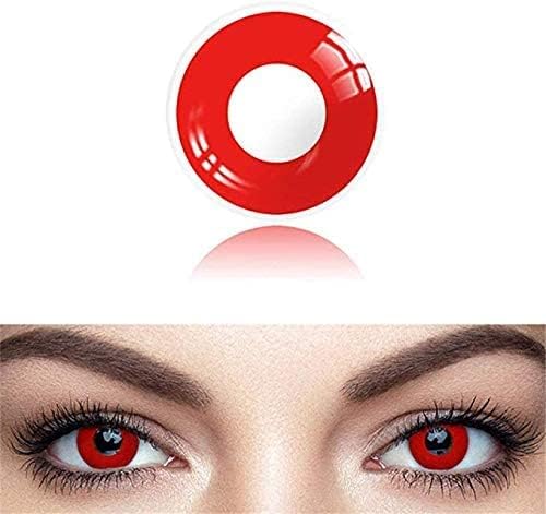 Colored Contact Organizer Case Storage with Set, Bseries Pure Red