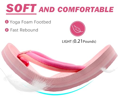 Image of COFACE Flip Flops For Women with Arch Support Comfortable Yoga Mat Orthopedic Sandals Lightweight Womens Flip-Flop