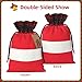 ZZYYDS Austrian flag Christmas gift bags, suitable for Christmas and holiday gift bags Small (7-12 inches)