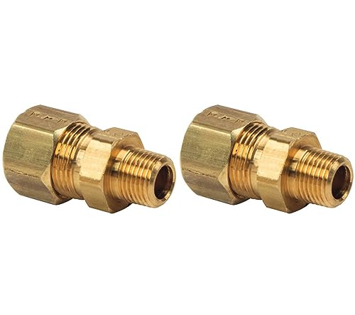Eopzol 90398 68 3/8 Inch Comp x 1/8 Inch MIP Adapter Replacement for PrimeX, 2-Pack