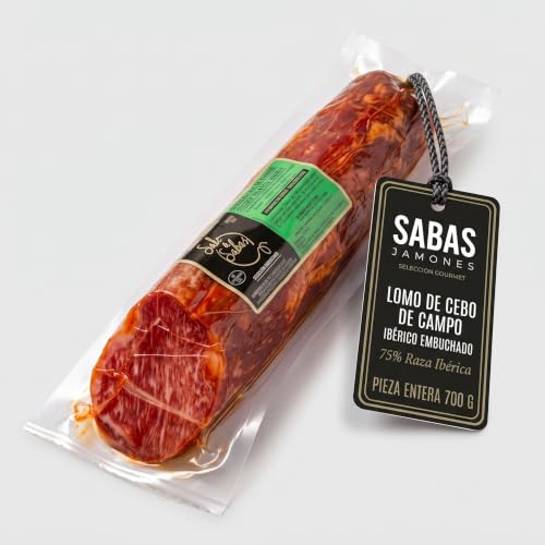 Lomo Embuchado Iberico Cebo de Campo 75% Raza Iberica Pieza Entera 700 g