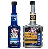 STP Diesel Combo Pack – 200ml Injector Cleaner + 400ml 5 in 1 Fuel System Cleaner – Cleans Injectors, Boosts MPG, Reduces Emissions, Restores Diesel Engine Performance