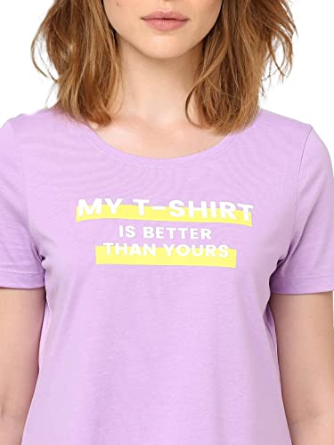 Image of VERO MODA Women's Cotton Regular Fit T-Shirt